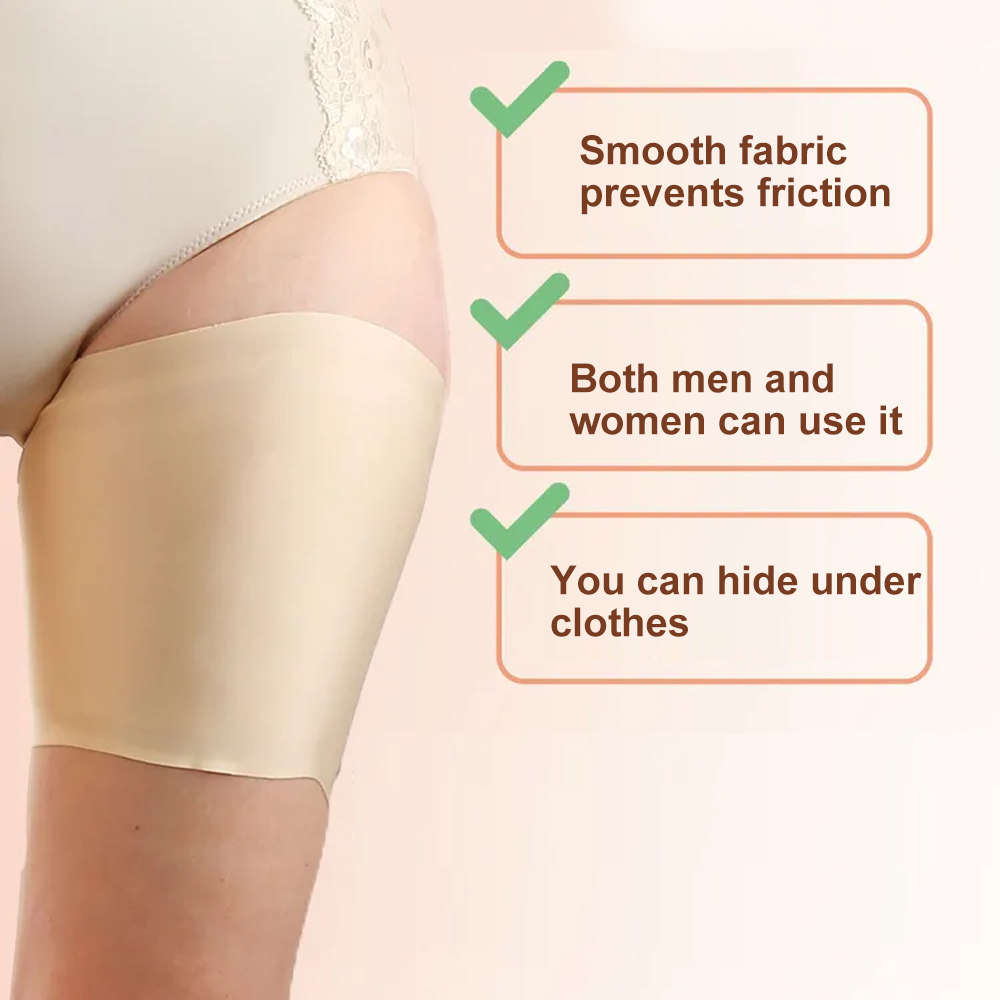 Anti Loop Rubber - 1Pair Nylon Thigh Brace Elastic Anti-Chafing