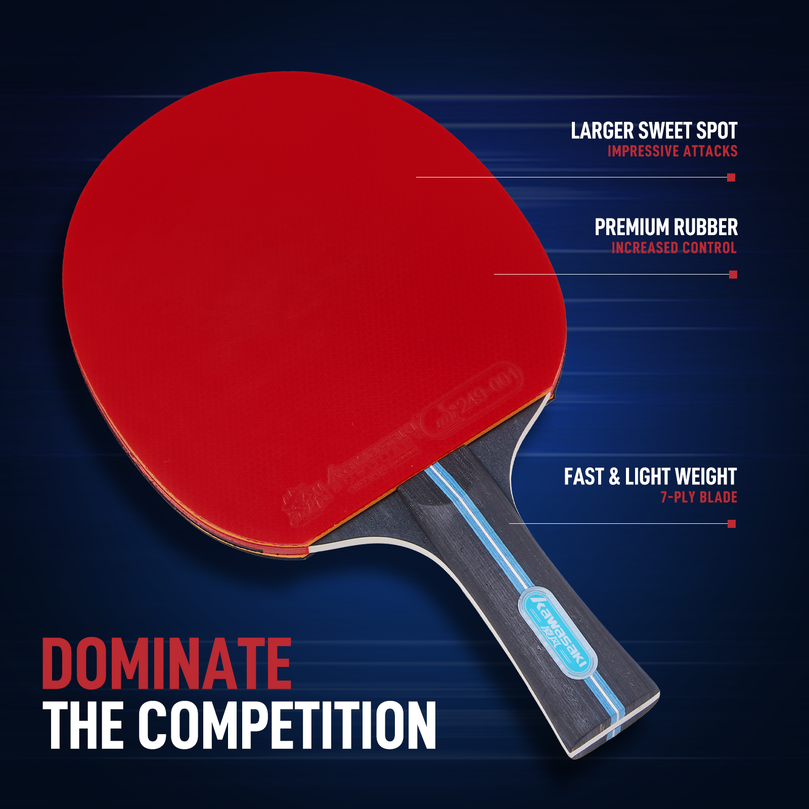 Kawasaki Table Tennis Equipmen - Table Tennis Kit Bag のレビューと価格