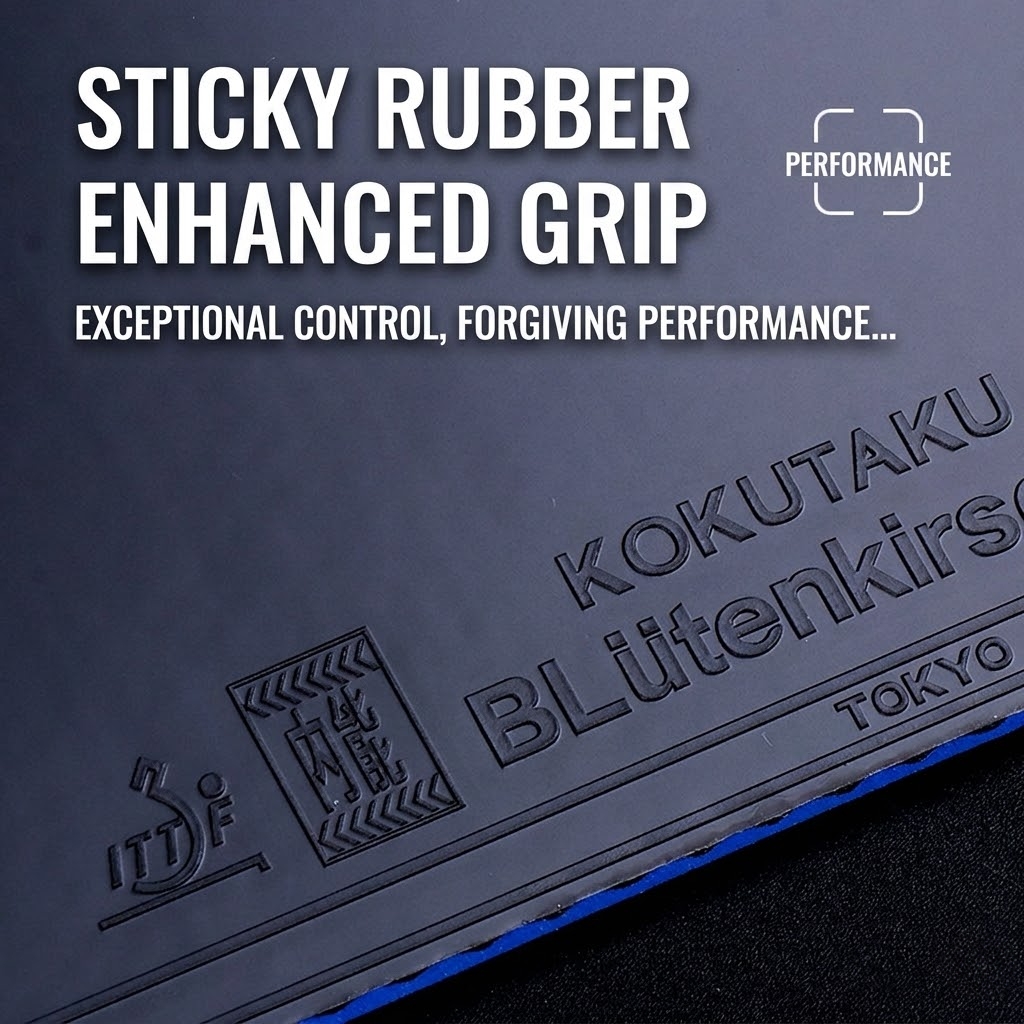 Kokutaku Table Tennis Racket R - Anti Loop Rubber のレビューと価格