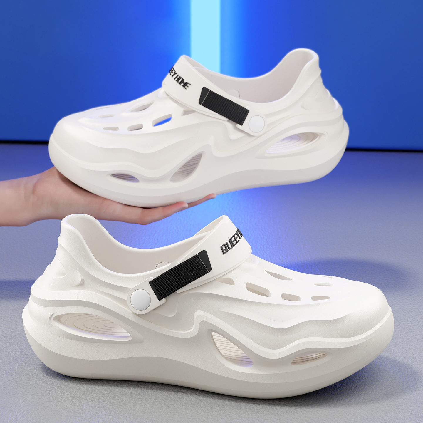 QueeyHome Men's Sandals Summer - Anti Loop Rubber のレビューと価格