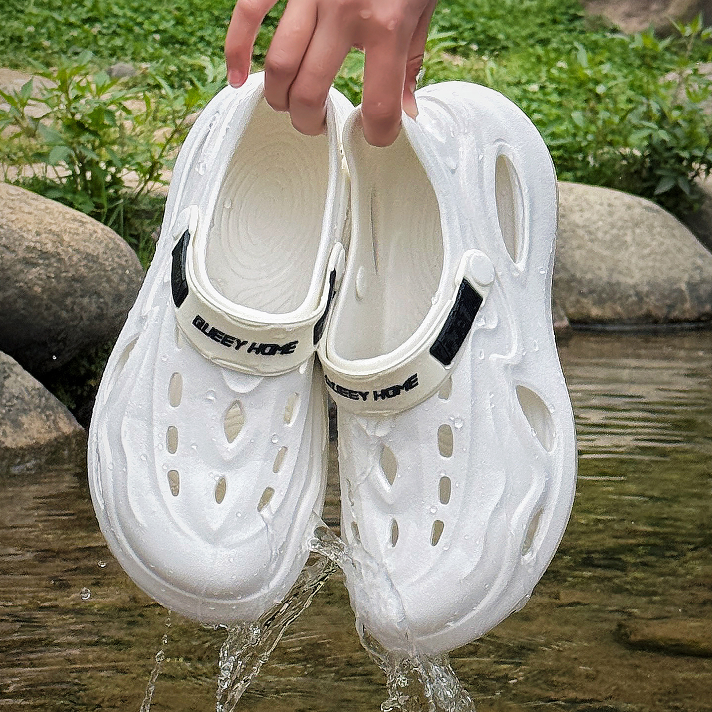 QueeyHome Men's Sandals Summer - Anti Loop Rubber のレビューと価格