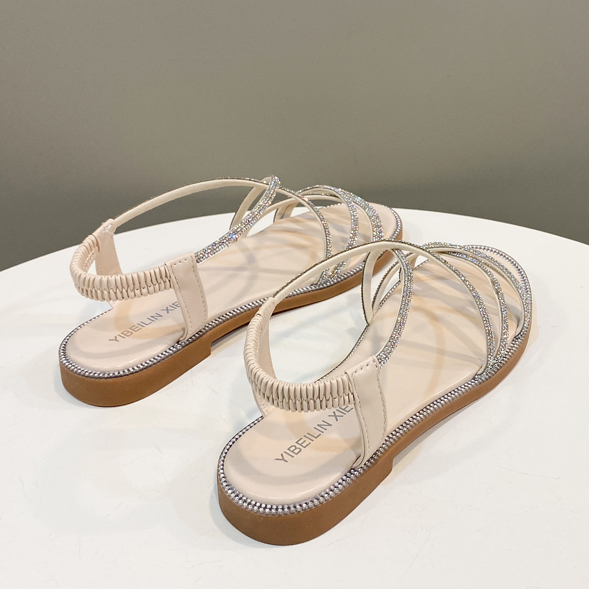 Summer Women Flat Sandals Rhin - Anti Loop Rubber のレビューと価格
