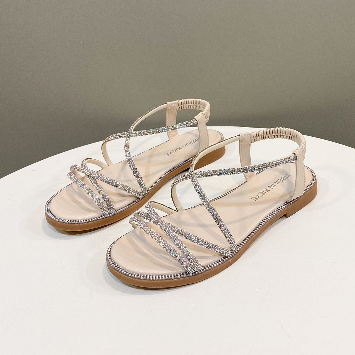 Summer Women Flat Sandals Rhin - Anti Loop Rubber のレビューと価格