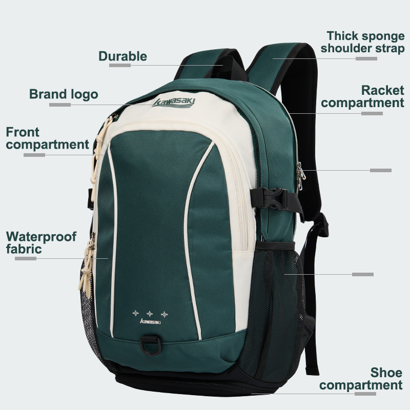 Kawasaki Backpack Badminton Ba - Table Tennis Kit Bag のレビューと価格