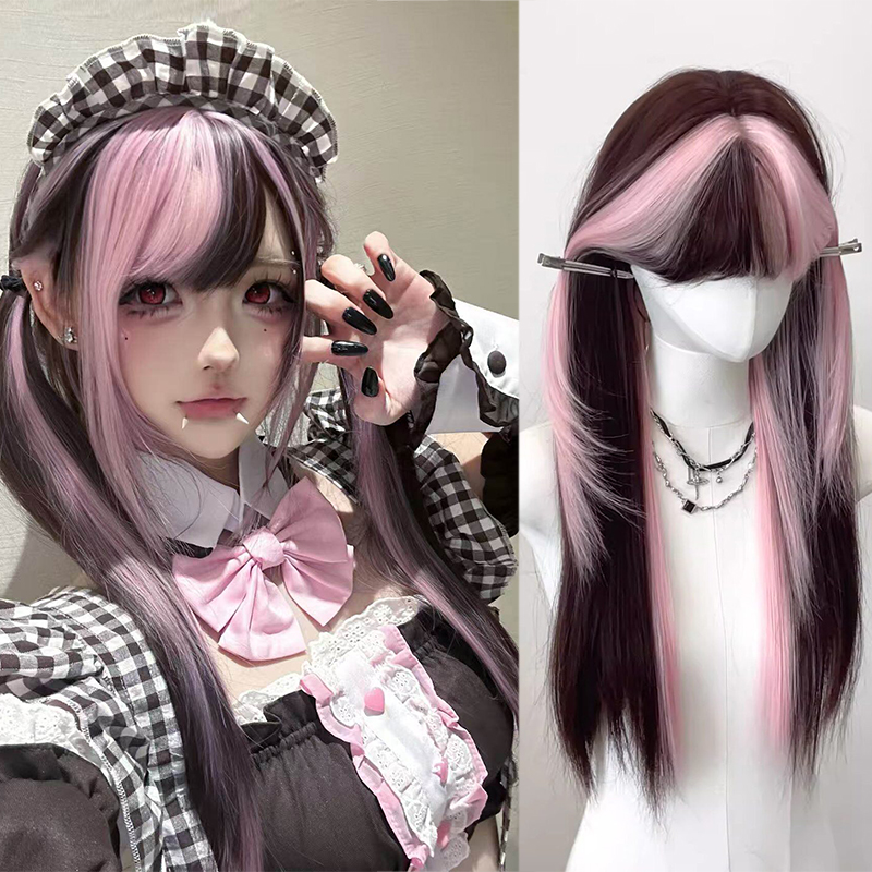 [Peach Mist Twins] Wig Female  - Table Tennis Double のレビューと価格