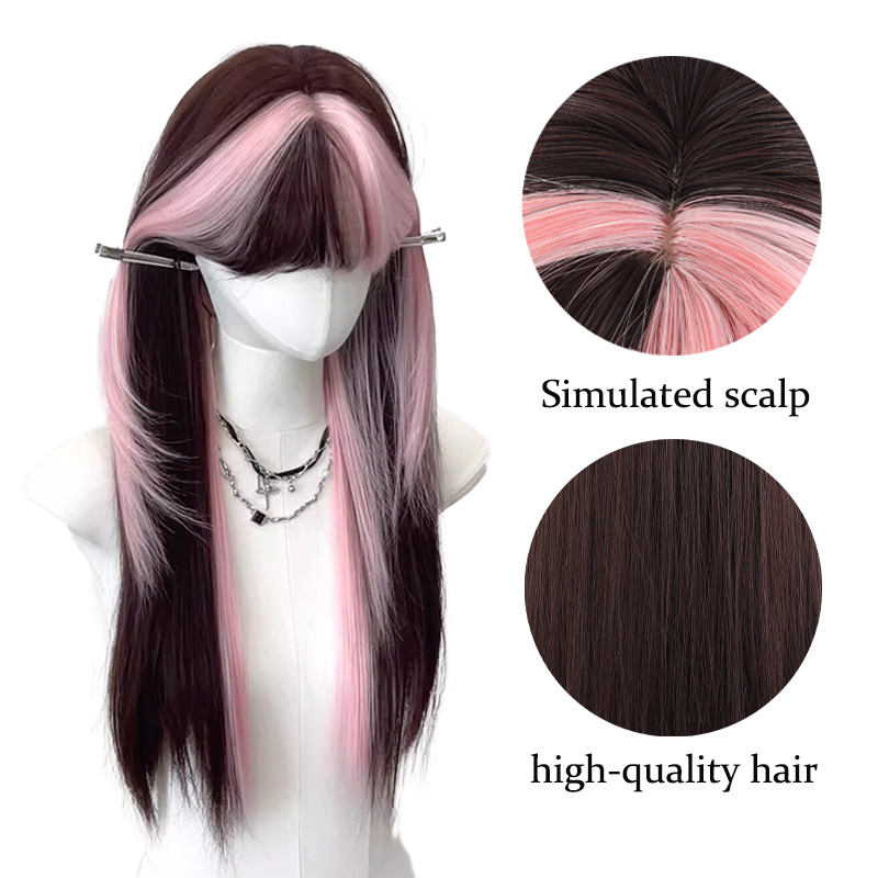 [Peach Mist Twins] Wig Female  - Table Tennis Double のレビューと価格