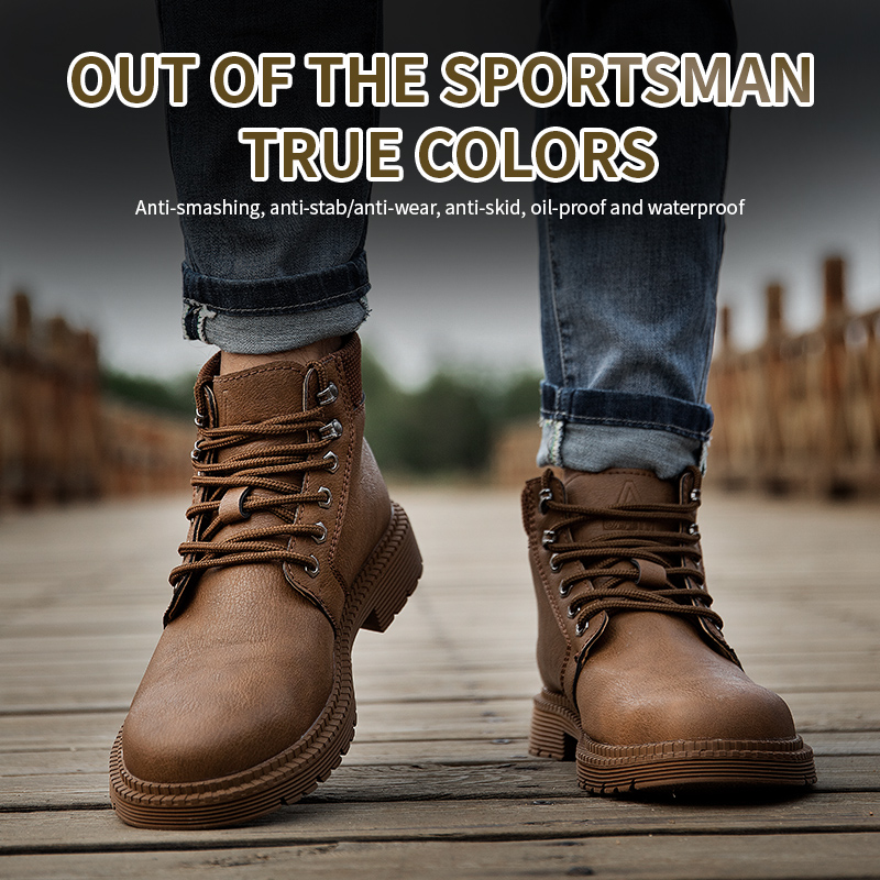 Waterproof Work Boots Steel To - Anti Loop Rubber のレビューと価格