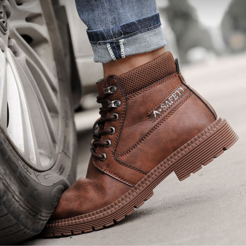 Waterproof Work Boots Steel To - Anti Loop Rubber のレビューと価格