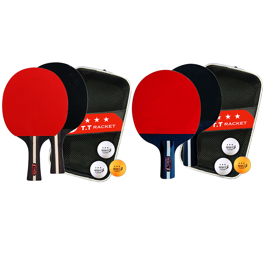 Table Tennis Racket 2 Rackets  - Table Tennis Kit Bag のレビューと価格