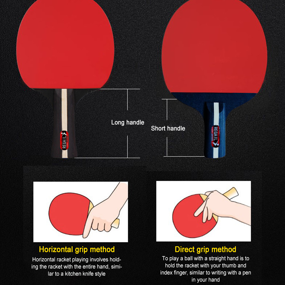 Table Tennis Racket 2 Rackets  - Table Tennis Kit Bag のレビューと価格