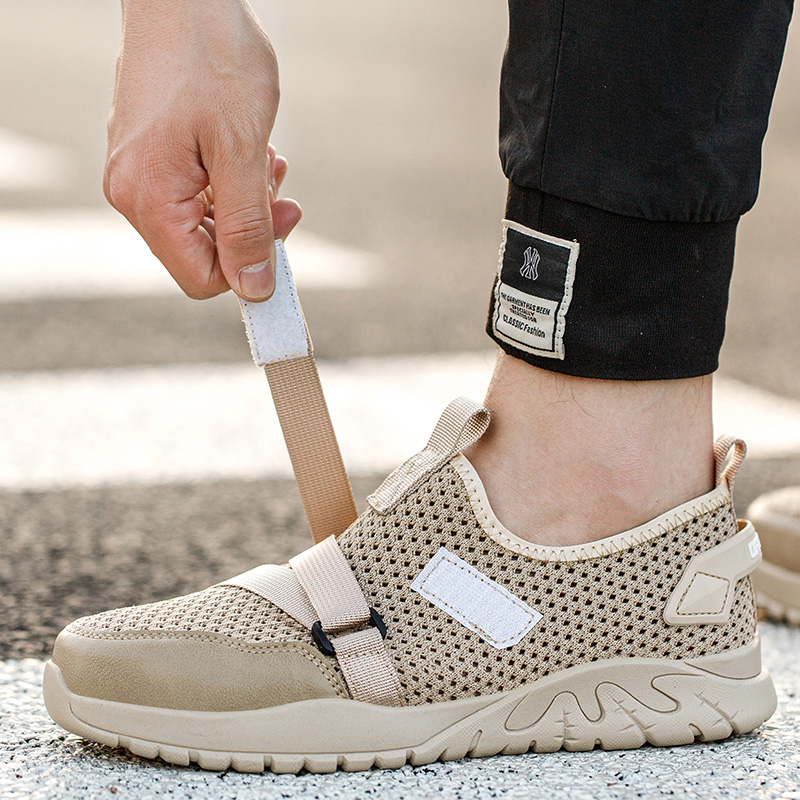 Summer Mesh Work Sneakers For  - Anti Loop Rubber のレビューと価格