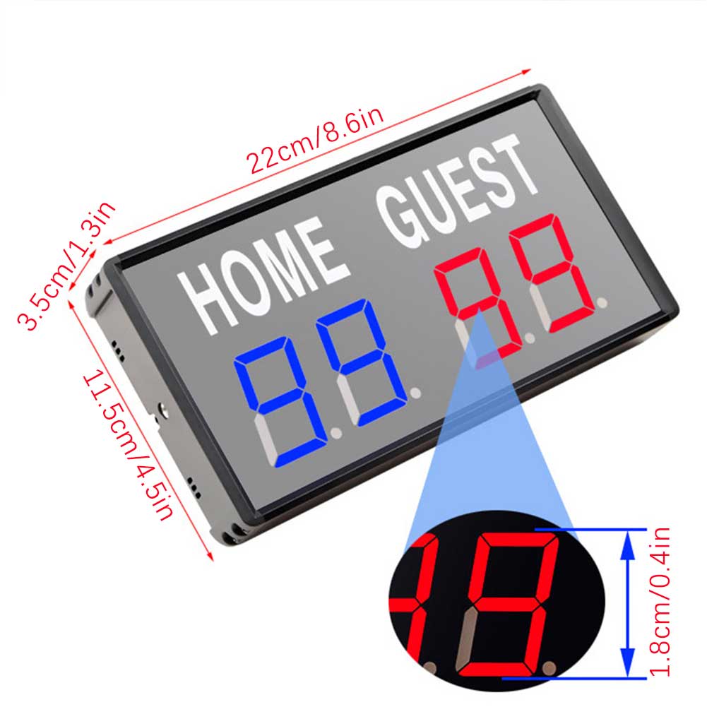 4-Digit LED Electronic Score K - Table Tennis Scoreboard のレビューと価格