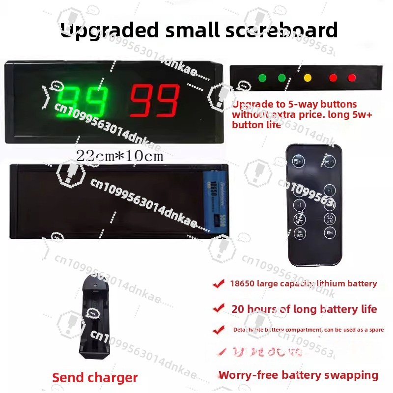Basketball Game Electronic Sco - Table Tennis Scoreboard のレビューと価格